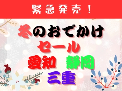 東海エリアにお得に宿泊♪冬のお出かけセール★