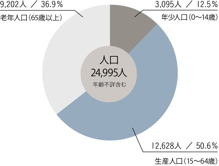 年齢別人口分布