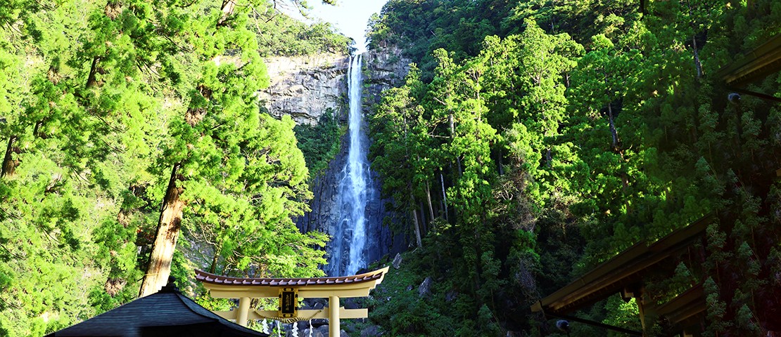 三重塔と那智の滝