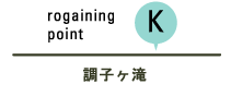 rogaining point K 調子ヶ滝